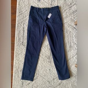Navy Banana Republic Rapid Movement Skinny Chino - NEW with tags